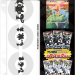 Japanese Pokémon - Black Bolt & White Flare Card File Set (6 Packs + Victini 271/SV-P)